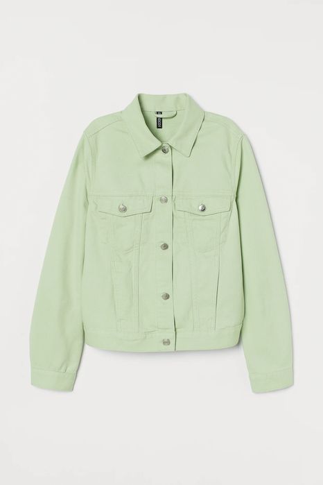 Джинсова куртка, фісташка, м'ята тренд