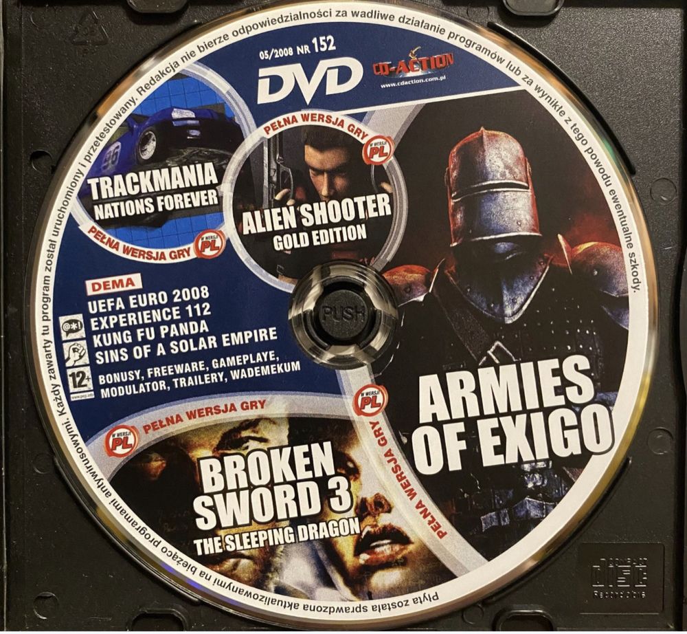 Gry PC CD-Action DVD nr 152: Broken Sword 3