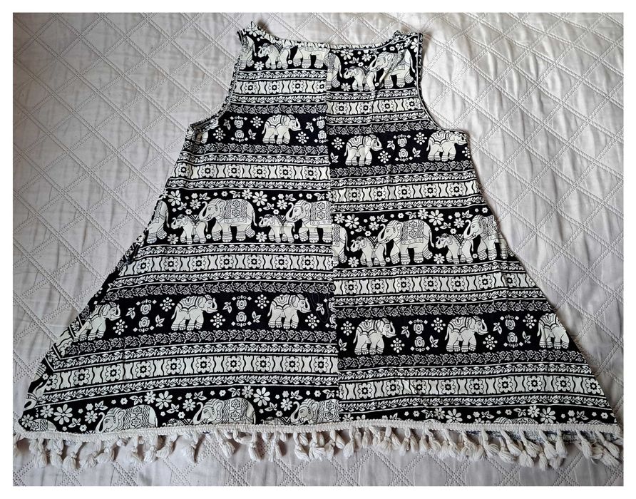 Bluzka na ramiączkach w słonie unika