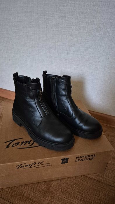 Чоботи жіночі Tomfrie шкіряні зимові