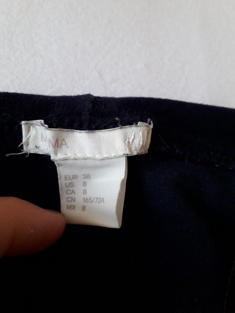 Spodnie ciążowe h&m granatowe stan idealny roz 38