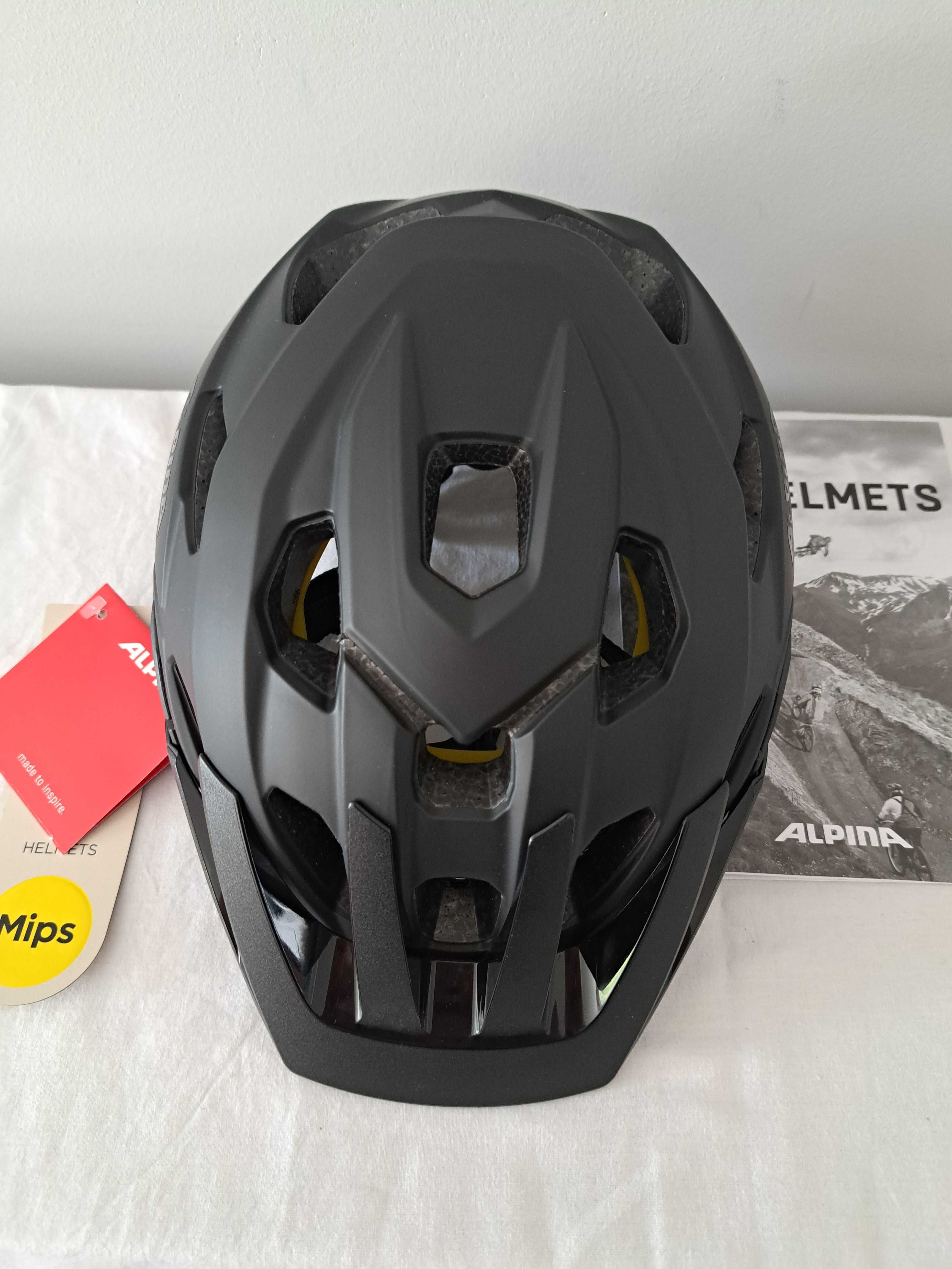 Kask rowerowy Alpina Plose Mips Black Matt M 52-57cm