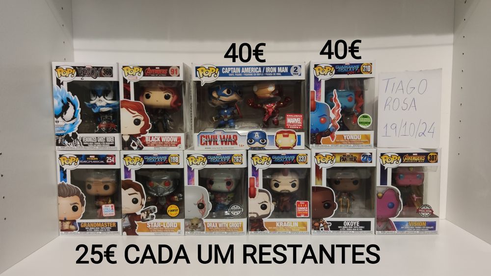 Funko Pops Marvel