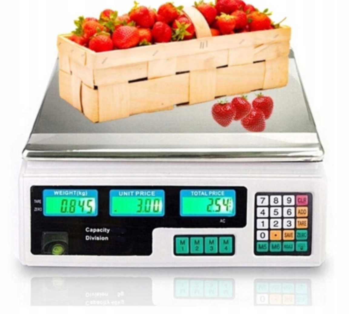 elektroniczna waga sklepowa magazynowa przemysłowa do 40kg elektryczna
