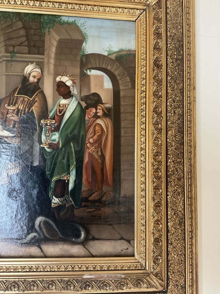 Pintura oleo arte sacra