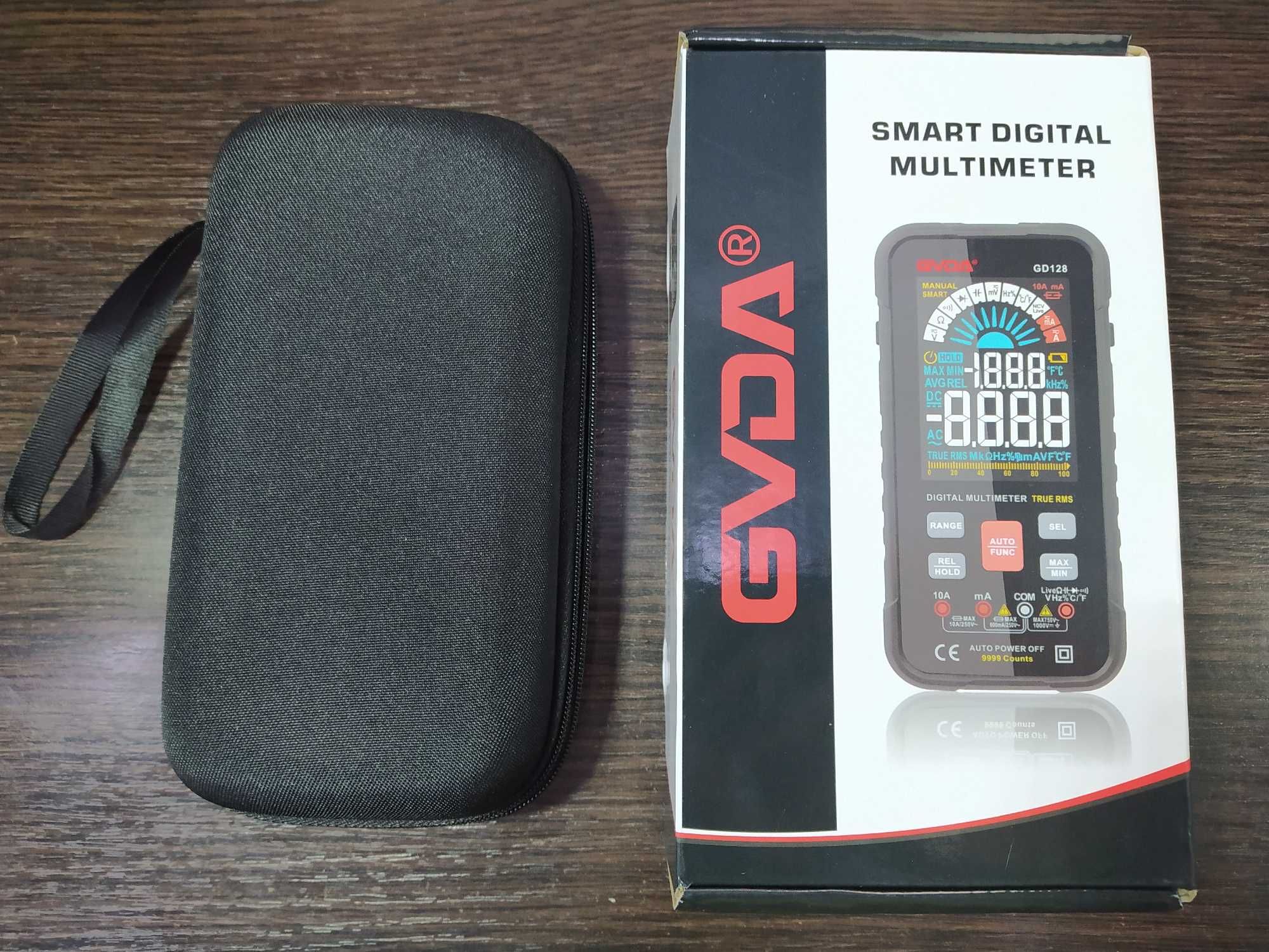 GVDA GD128 Мультиметр - тестер, автоматический, цветной дисплей