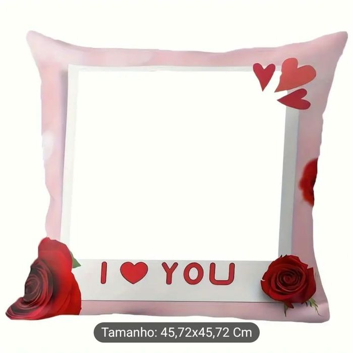 Almofada e bolsas personalizadas