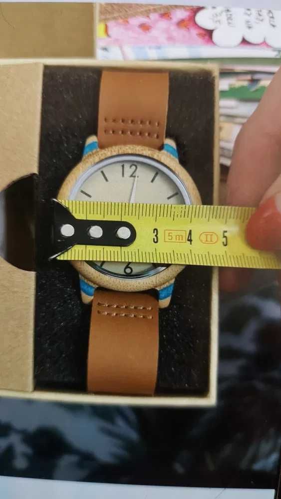 Zegarek drewniany eko