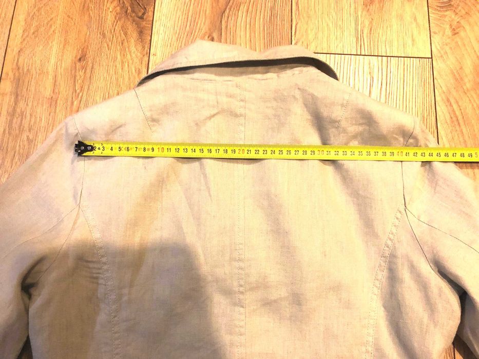 Żakiet damski lniany r.42 kremowy 55zł