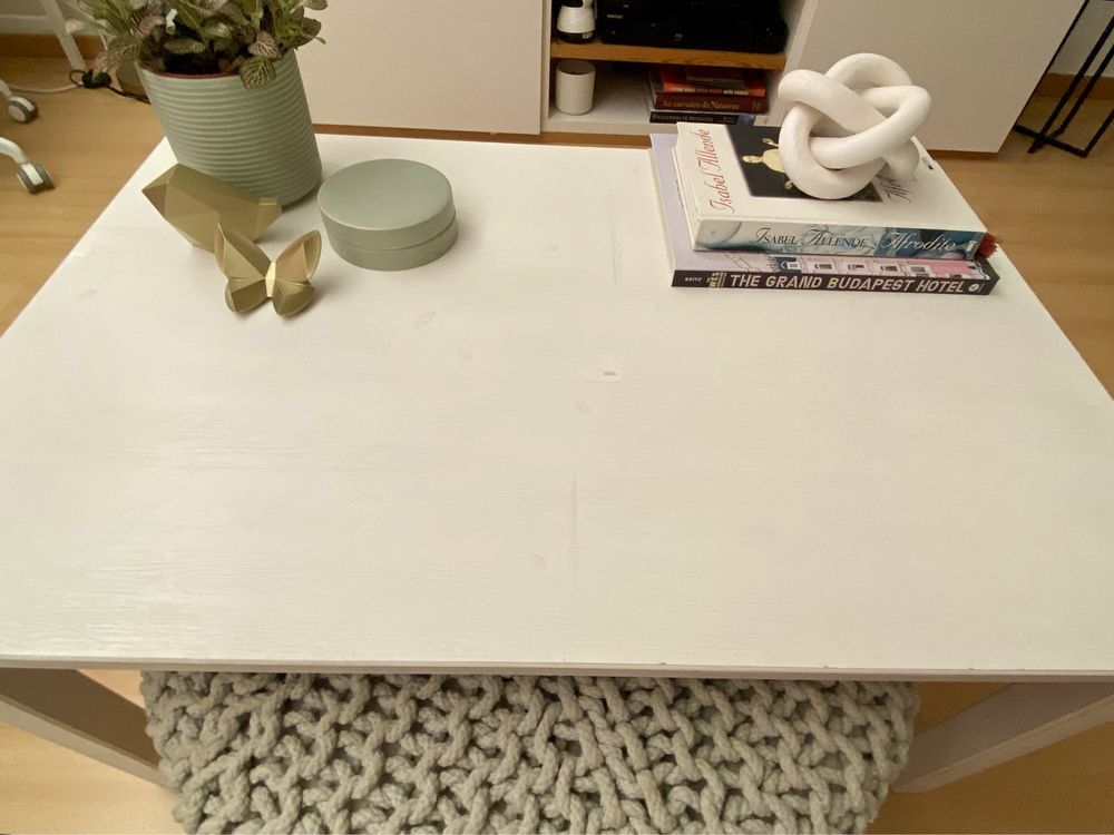 Mesa centro Ikea pinho maciço 59x88
