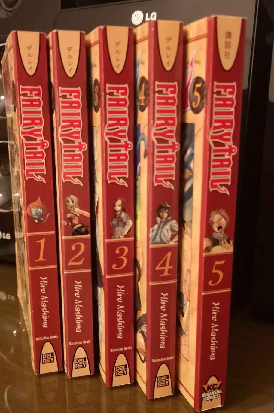 Mangá Fairy Tail - 5 volumes