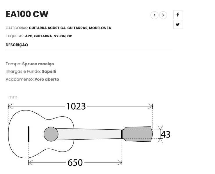 Guitarra Acustica APC