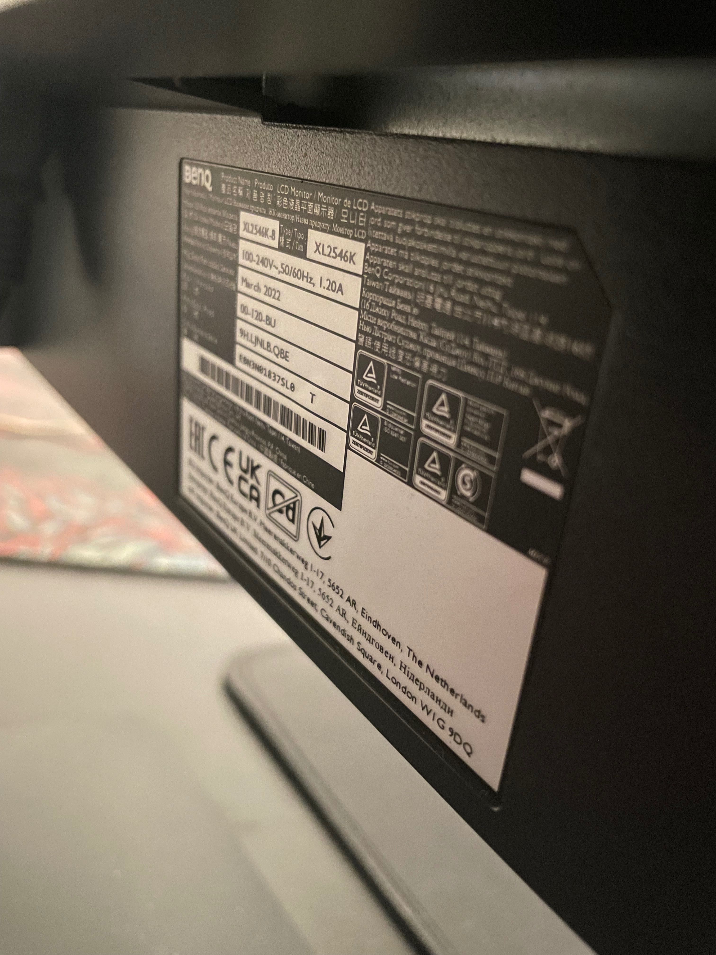 Monitor BenQ XL2546K