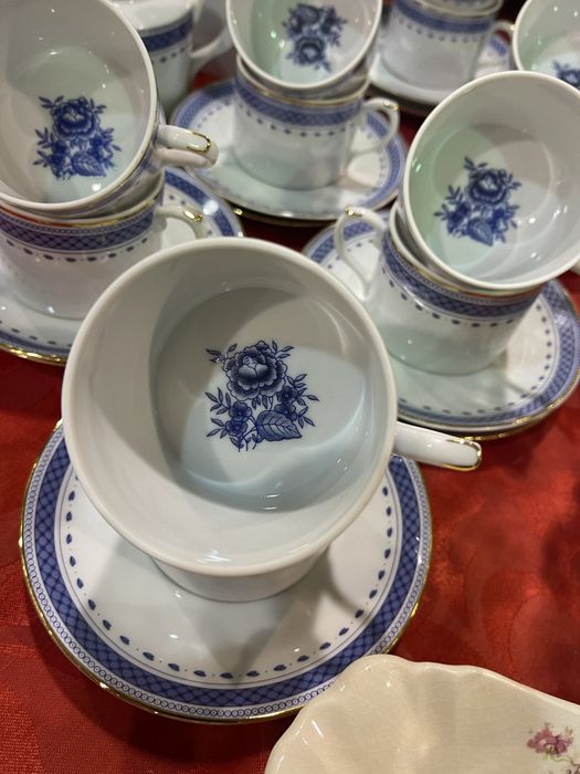 Conjunto completo de cha cozinha velha