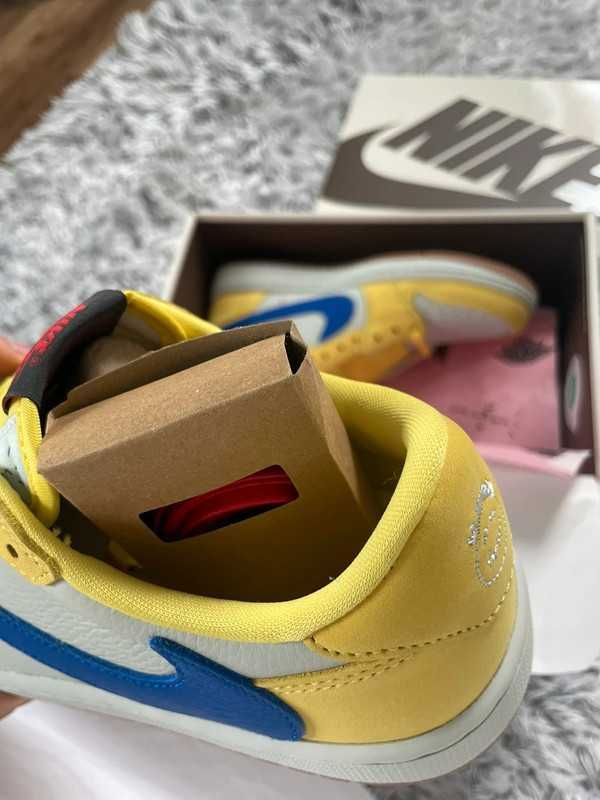 Nike_Air_Jordan_1 Low OG Canary Yellow Travis Scott x  rozmiar EU R.40