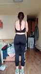 Czarne spodnie damskie (legginsy)
