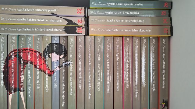 Agatha Raisin, M.C.Beaton, kryminały, tomy 1-11