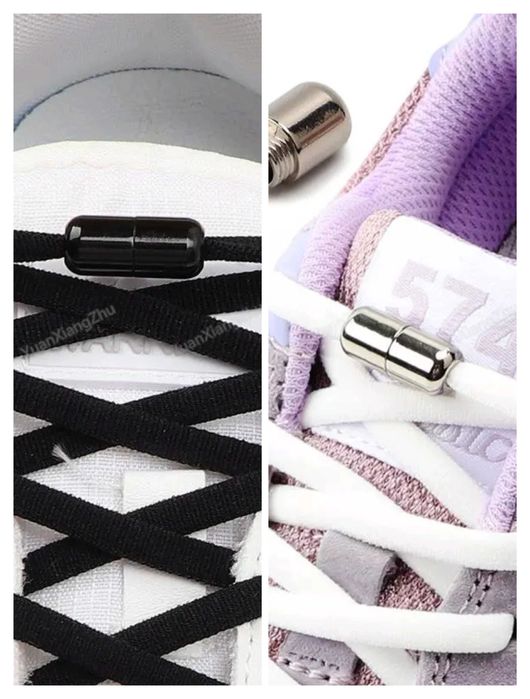 Шнурки для взуття тягнуться, не треба зав'язувати, еластичні шнурки