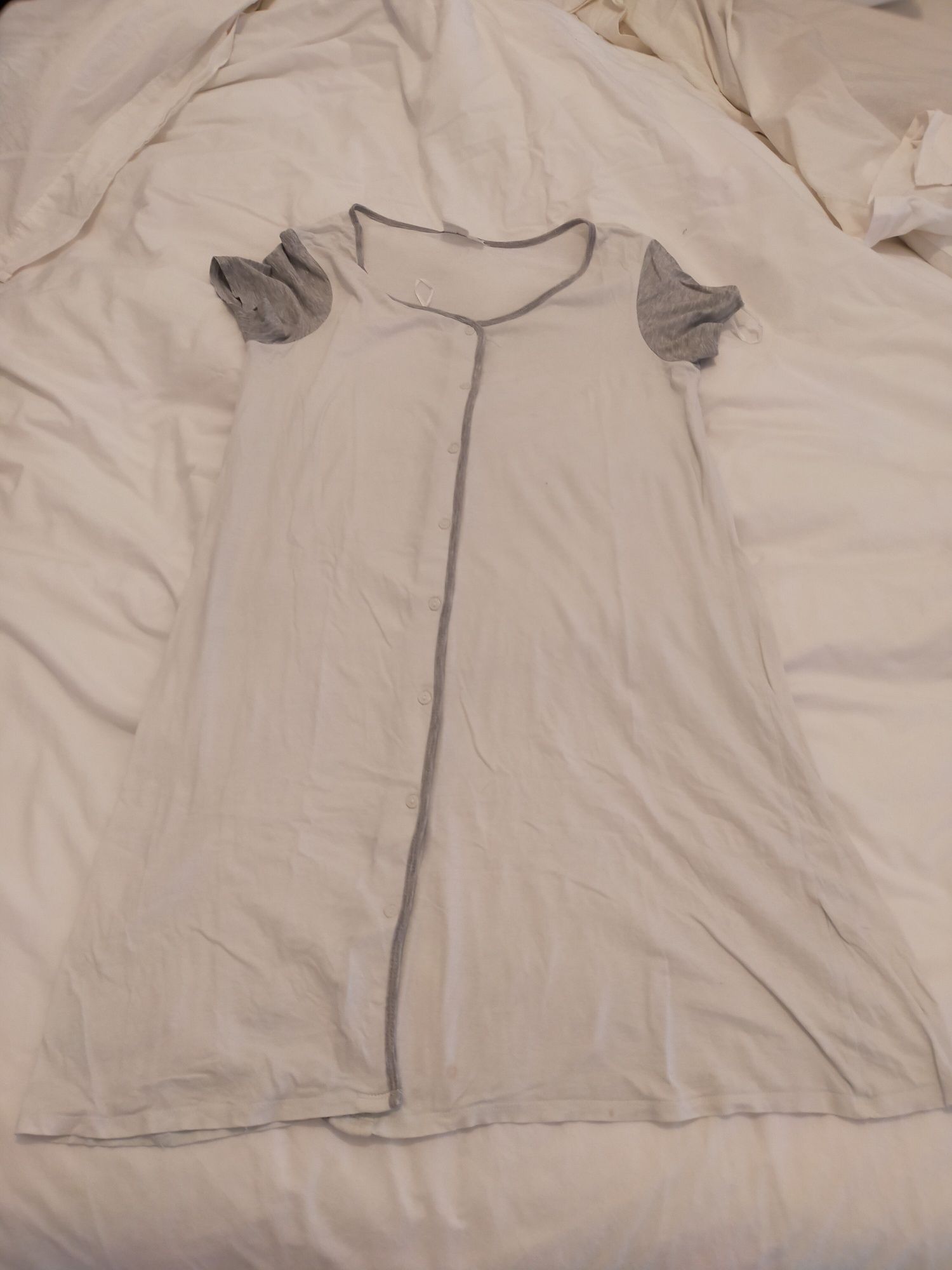 Camisa noite amamentação