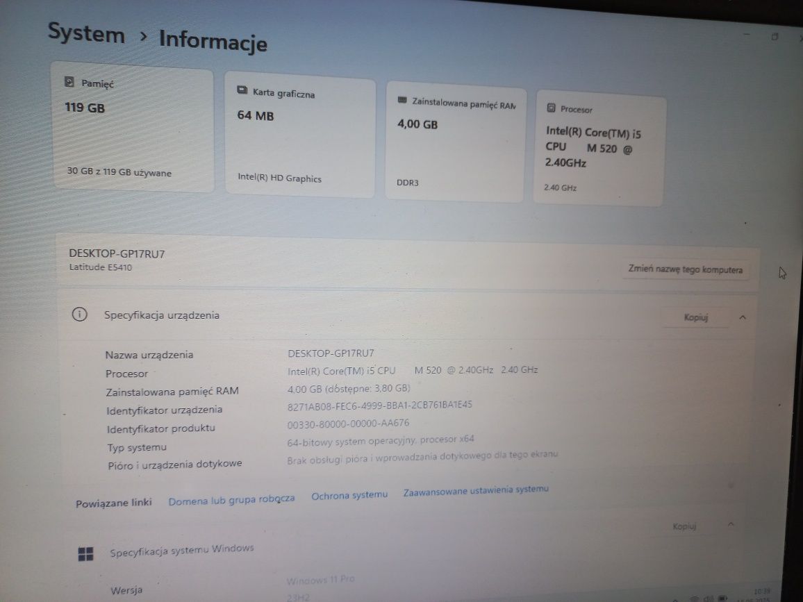 Dell latitude 5410