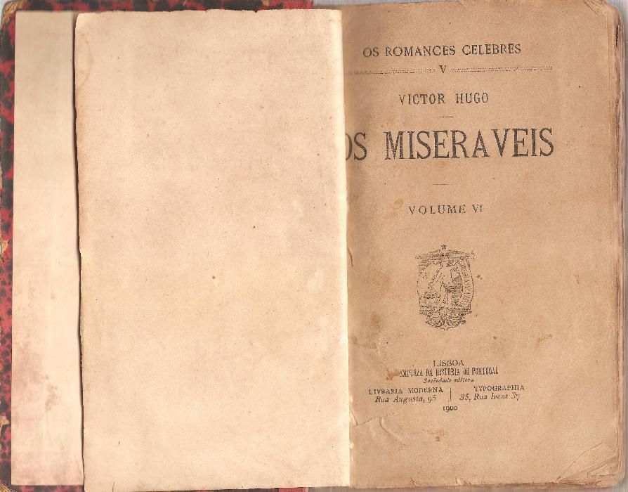 Os Miseráveis de Victor Hugo - Edição ano 1900