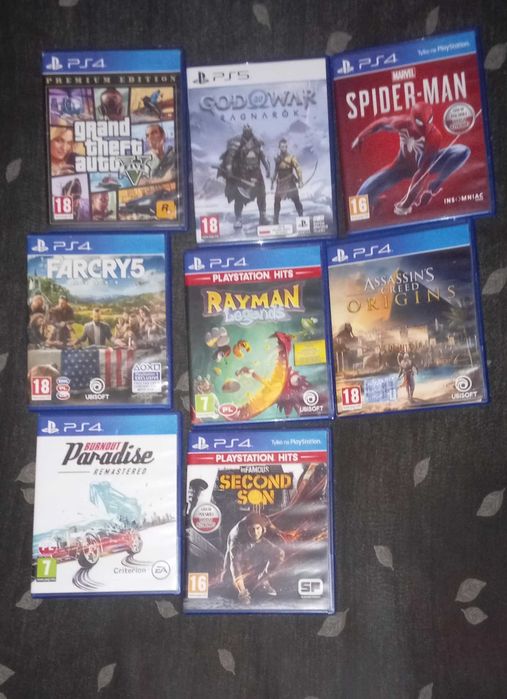 Sprzedam gry na ps4