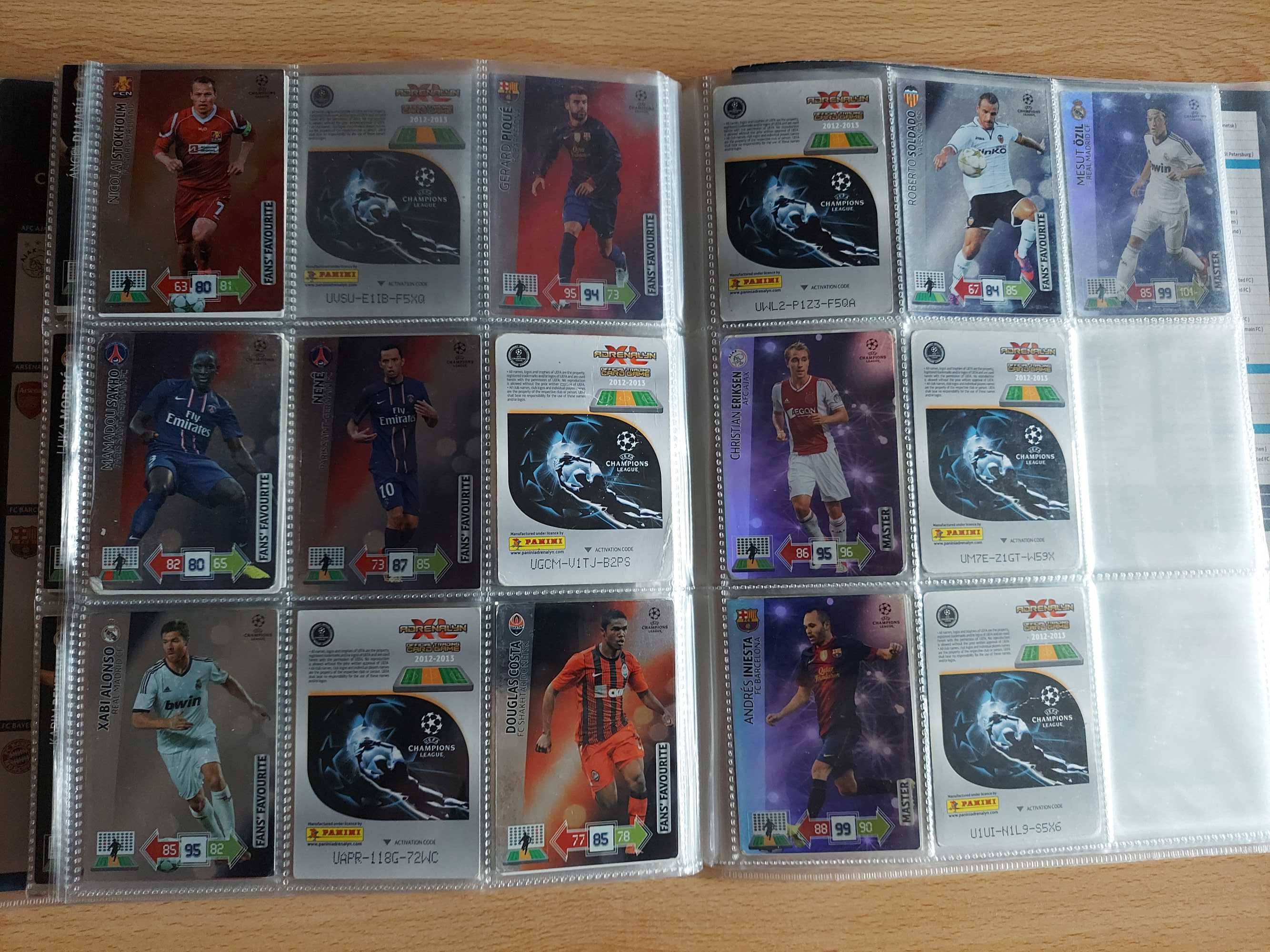 ALBUM kart piłkarskich PANINI - UEFA Champions League 2012/2013