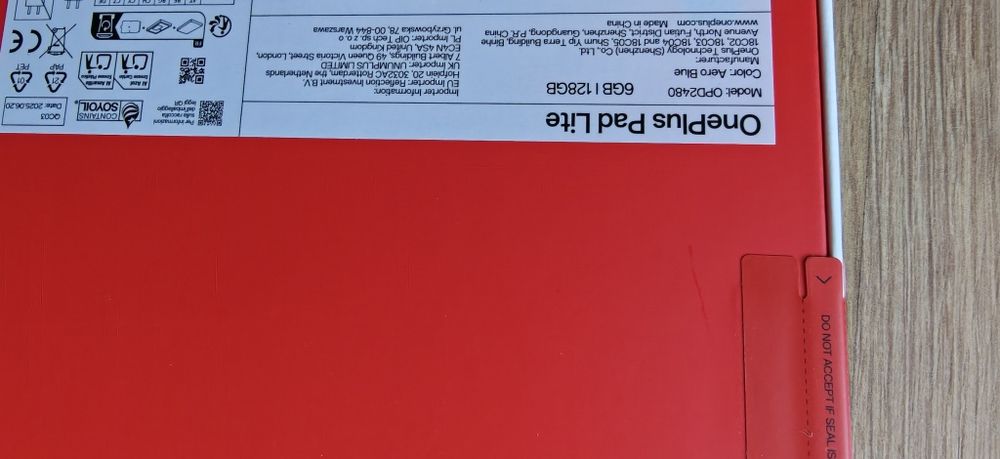 Tablet Oneplus Tab Lite 6GB/128GB