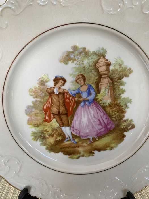 Prato de porcelana portugal