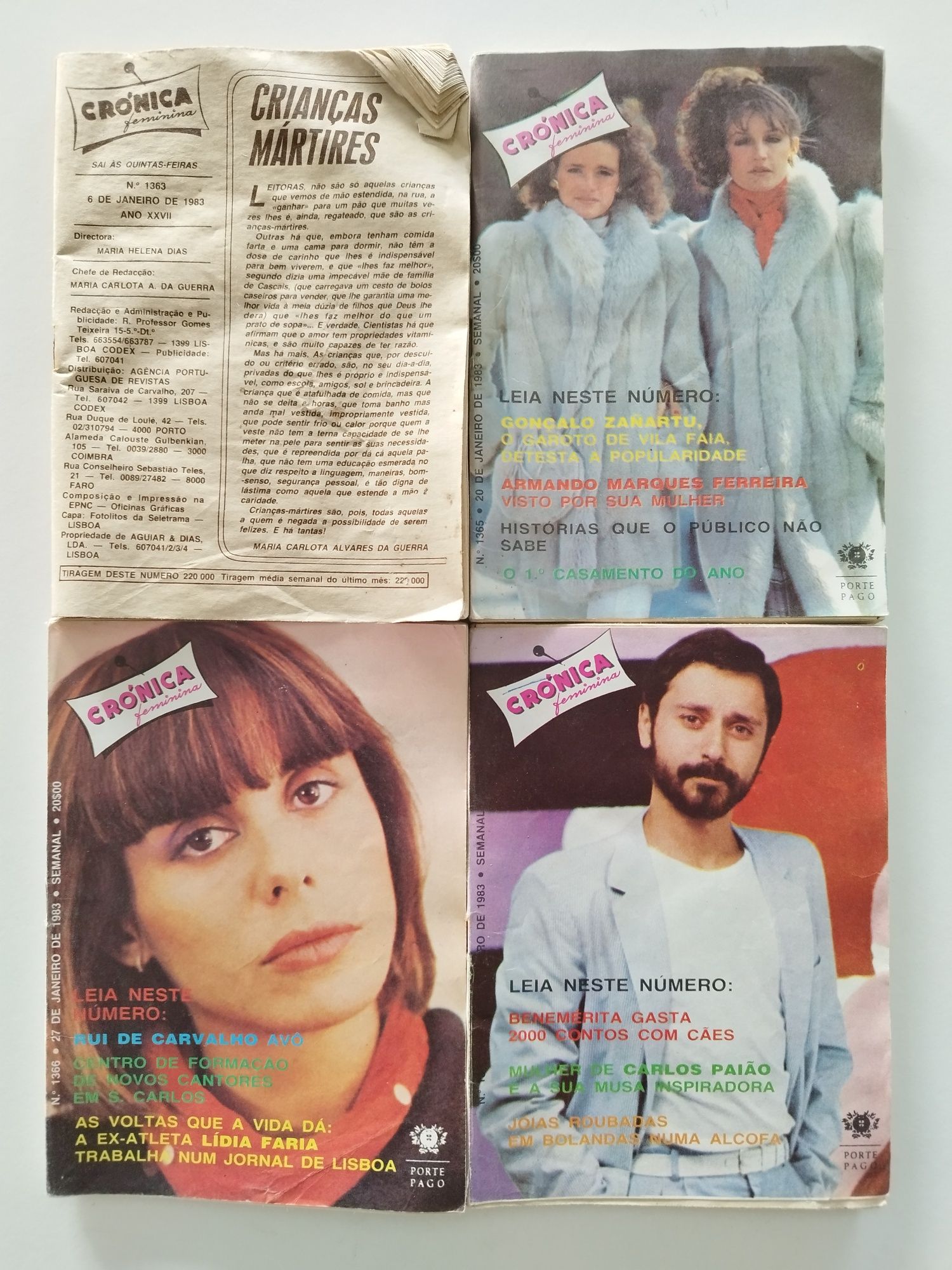 Revistas Crónica Feminina 1983