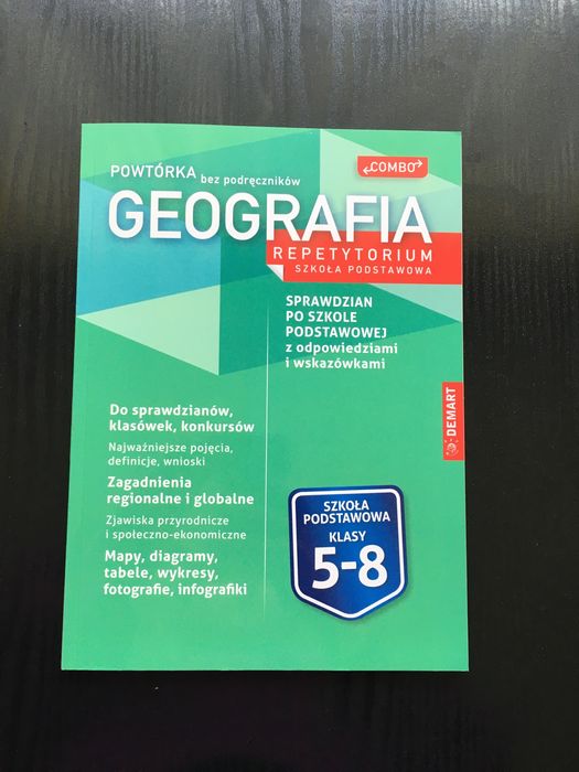 Książka powtórzeniowa z geografii