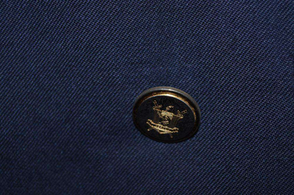 Blazer azul homem modelo jaquetão