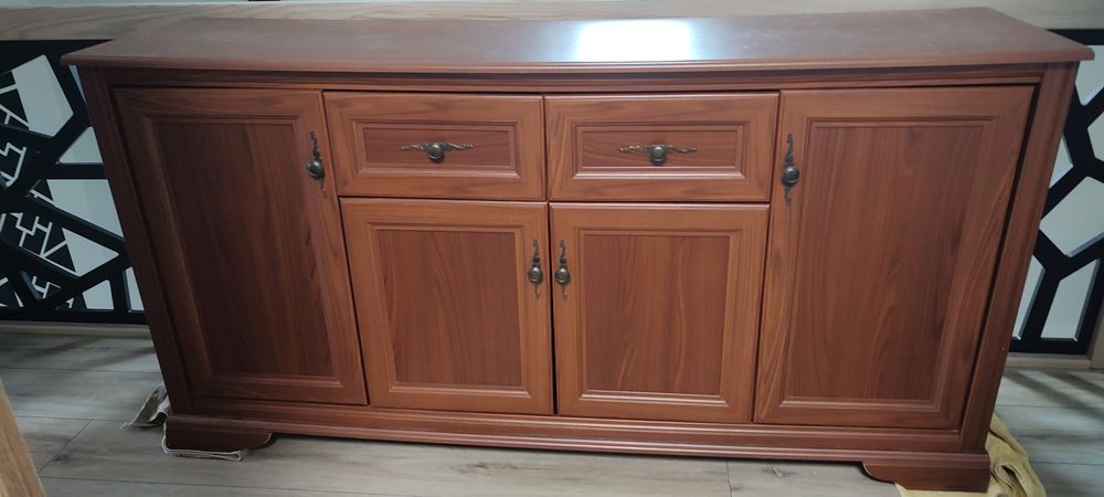 komoda wenge - dwie szuflady i trzy szafki