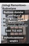 budowa domu, betony roboty, murowanie, wykończenia wnętrz, tynkowanie