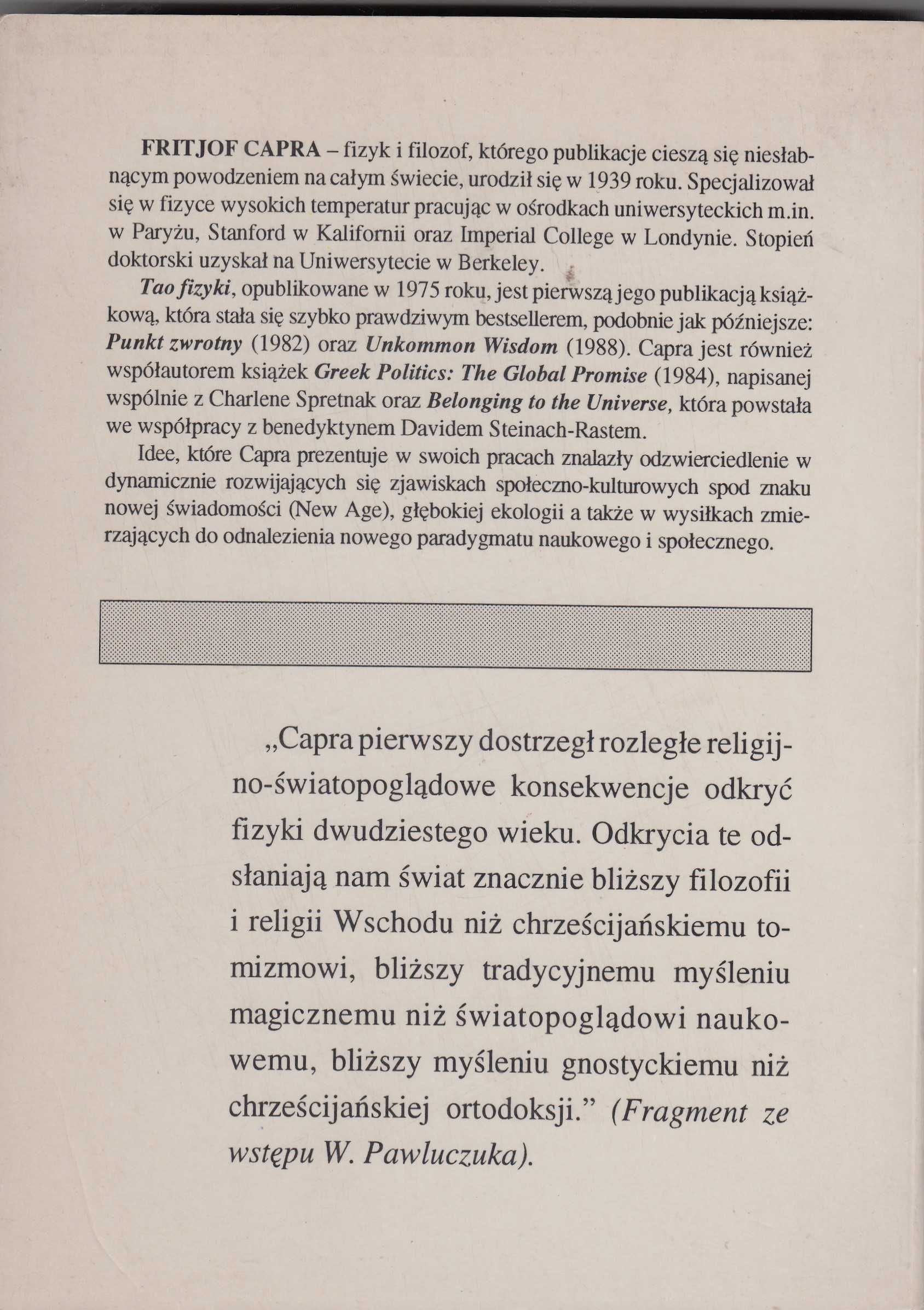 Tao Fizyki - Fritjof Capra