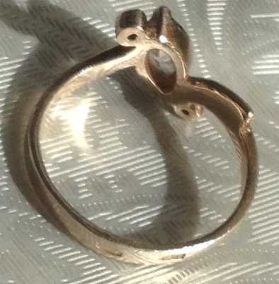 Кольцо с цирконием 925
