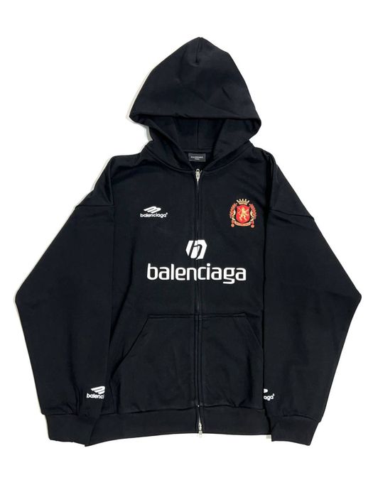 зип худи Balenciaga Soccer Paris 10 zip up