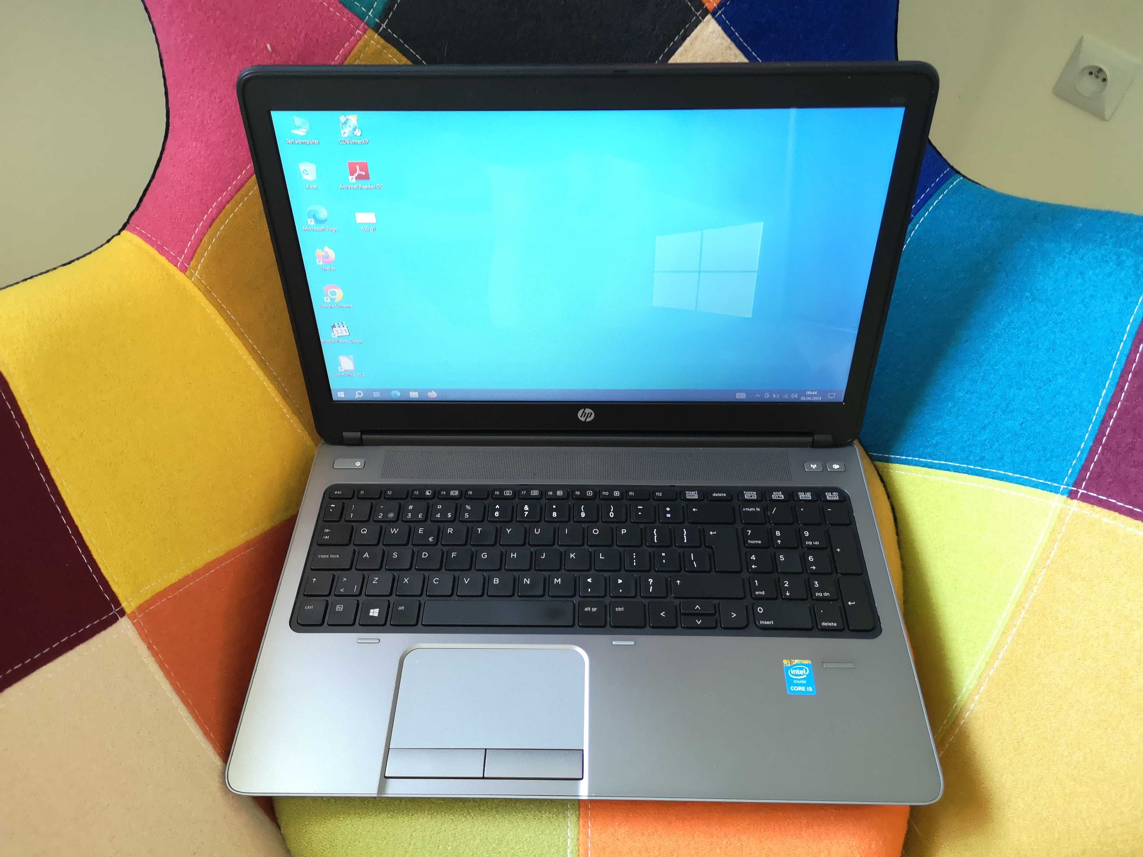 Laptop HP Probook 650 G1 i5-4210M 2x2,6 GHz 8GB SSD 256GB 15,6" HD W10
