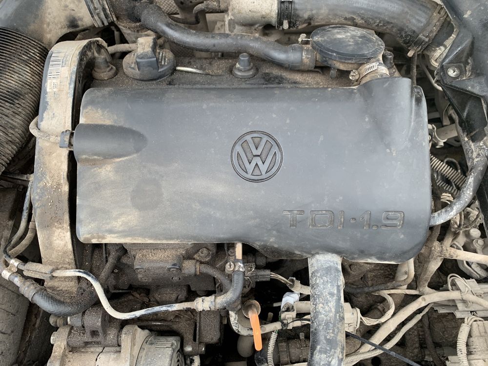 Silnik VW Golf Passat 1.9 Tdi 90km  z skrzynia i klima AHU