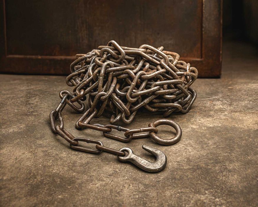 ŁAŃCUCH Transportowy 6mm x 5m Wozowy Do Zrywki Drewna BEZPIECZNY Nowy