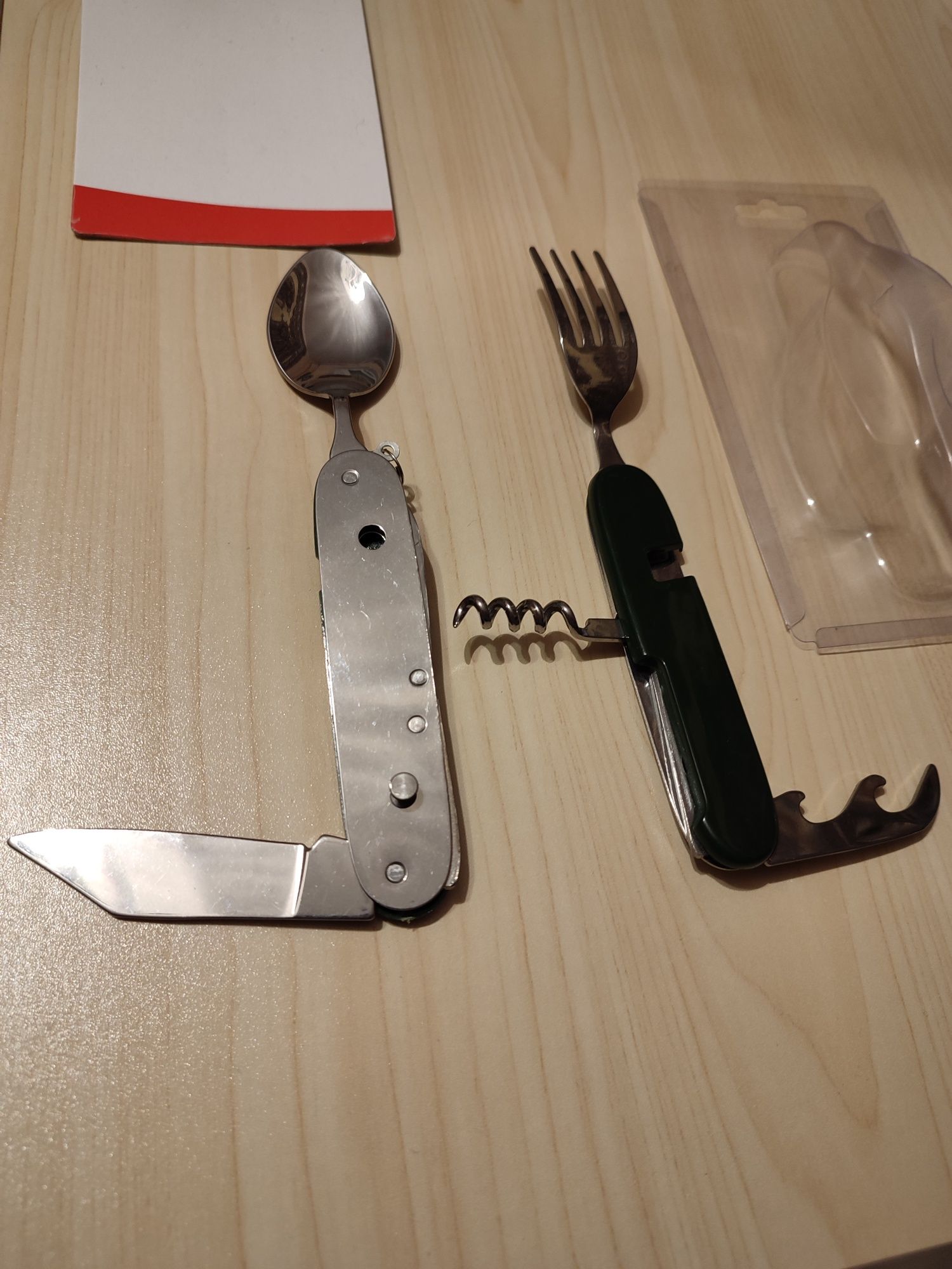 Нож вилка 5в1 туристический универсальный новый