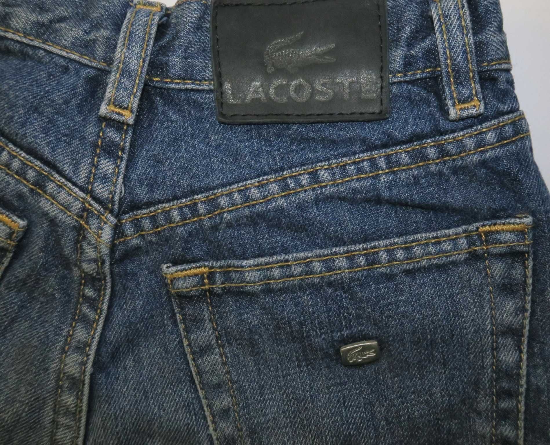 Lacoste spodnie jeansowe vintage 10 lat