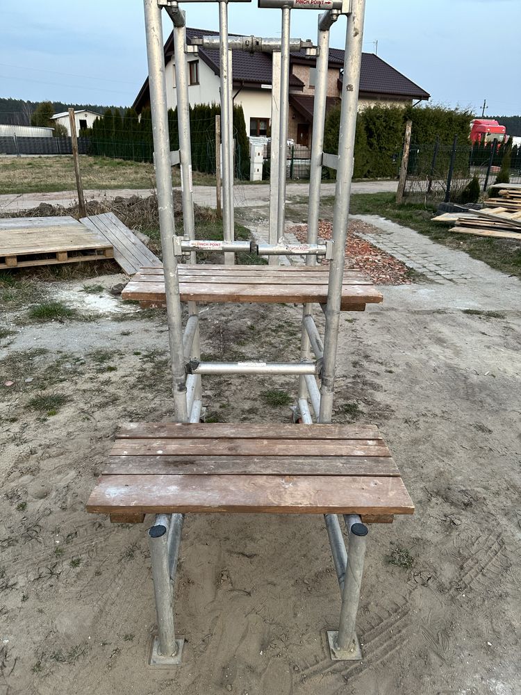 Podest aluminiowy roboczy składany rusztowanie