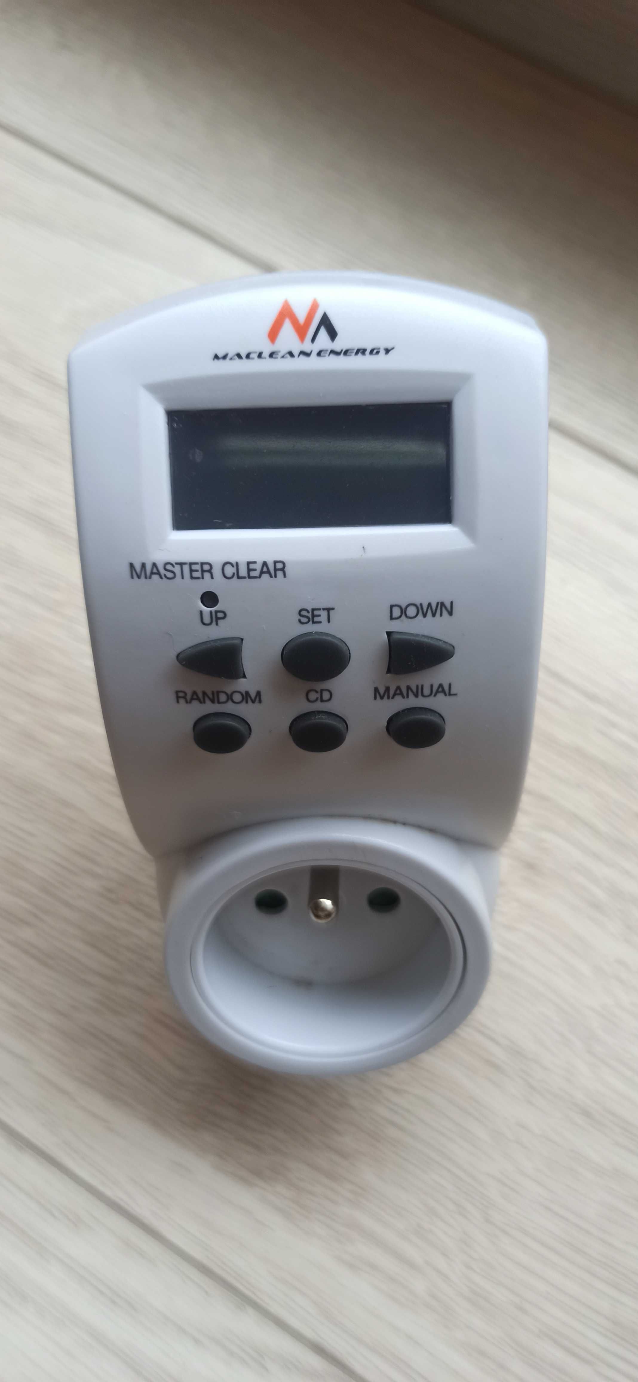 Timer wyłącznik czasowy programator cyfrowy 3600w maclean mce05