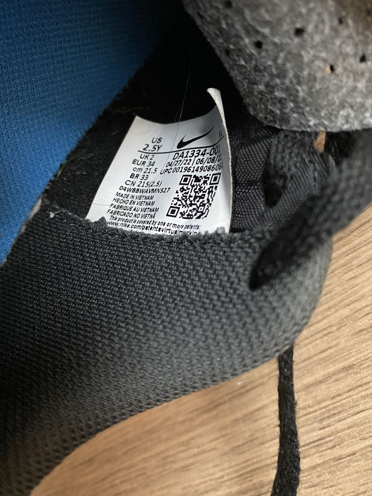 Детские кроссовки, кеды , обувь Nike 34