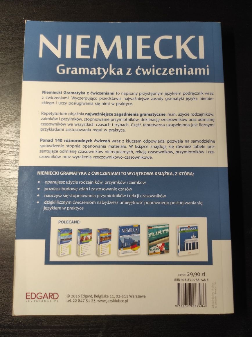 Niemiecki - gramatyka z ćwiczeniami