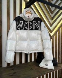 ХИТ ПРОДАЖ!! Эксклюзивная женская куртка в белом цвете Moncler