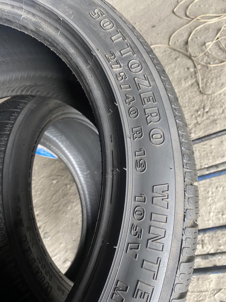 275/40/19+255/40/19 R19 Pirelli Sottozero Winter 270 4шт новые зима