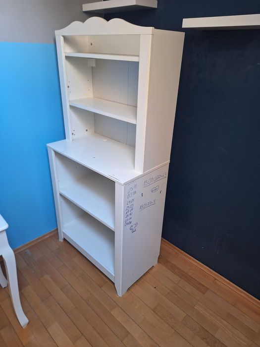 Regal dzieciecy bialy 41,5x75x160cm