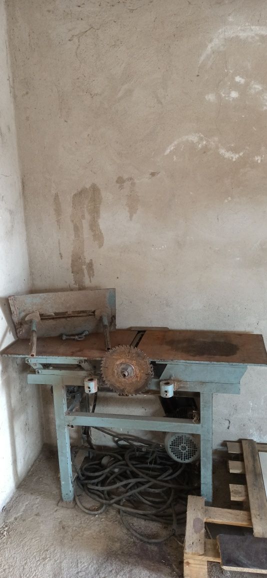 Heblarka piła strugarka 380 volt samoróbka